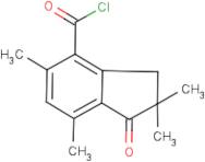 2,2,5,7-Tetramethyl-1-oxoindane-4-carbonyl chloride