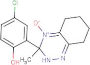 3-(5-chloro-2-hydroxyphenyl)-3-methyl-2,3,5,6,7,8-hexahydro-1,2,4-benzotriazin-4-ium-4-olate