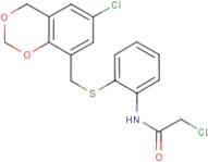 N1-(2-{[(6-chloro-4H-1,3-benzodioxin-8-yl)methyl]thio}phenyl)-2-chloroacetamide