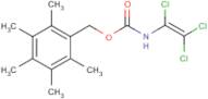 2,3,4,5,6-pentamethylbenzyl N-(1,2,2-trichlorovinyl)carbamate