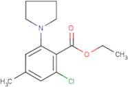 Ethyl 2-chloro-4-methyl-6-tetrahydro-1H-pyrrol-1-ylbenzoate