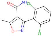 3-(2,6-dichlorophenyl)-5-methylisoxazole-4-carboxamide