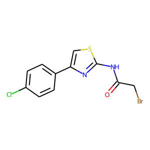 2-Bromo-N-[4-(4-chlorophenyl)-1,3-thiazol-2-yl]acetamide