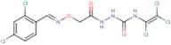 N1-(1,2,2-trichlorovinyl)-2-(2-{[(2,4-dichlorobenzylidene)amino]oxy}acetyl)hydrazine-1-carboxamide