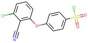 4-(3-Chloro-2-cyanophenoxy)benzene-1-sulphonyl chloride