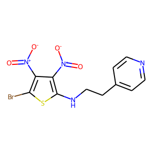 N2-[2-(4-pyridyl)ethyl]-5-bromo-3,4-dinitrothiophen-2-amine