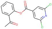 2-acetylphenyl 2,6-dichloroisonicotinate