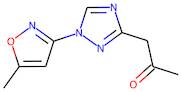 1-[1-(5-Methylisoxazol-3-yl)-1H-1,2,4-triazol-3-yl]acetone