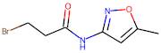 3-Bromo-N-(5-methylisoxazol-3-yl)propanamide