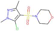 4-[(5-chloro-1,3-dimethyl-1H-pyrazol-4-yl)sulphonyl]morpholine