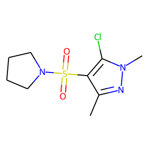 5-Chloro-1,3-dimethyl-4-(tetrahydro-1H-pyrrol-1-ylsulphonyl)-1H-pyrazole