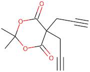 2,2-dimethyl-5,5-diprop-2-ynyl-1,3-dioxane-4,6-dione