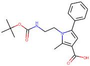 1-(2-Aminoethyl)-2-methyl-5-phenyl-1H-pyrrole-3-carboxylic acid, 1-BOC protected