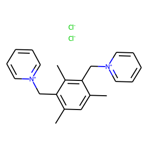 1-[2,4,6-trimethyl-3-(pyridinium-1-ylmethyl)benzyl]pyridinium dichloride