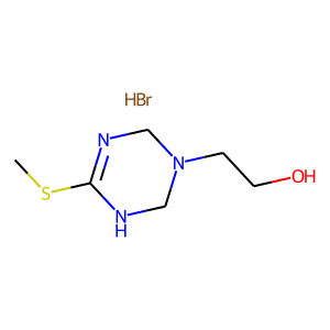 2-[4-(methylthio)-1,2,3,6-tetrahydro-1,3,5-triazin-1-yl]ethan-1-ol hydrobromide