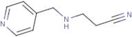 3-[(4-pyridylmethyl)amino]propanenitrile