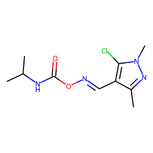 5-chloro-4-[({[(isopropylamino)carbonyl]oxy}imino)methyl]-1,3-dimethyl-1H-pyrazole