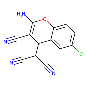 2-(2-amino-6-chloro-3-cyano-4H-chromen-4-yl)malononitrile