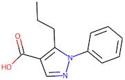 1-Phenyl-5-propyl-1H-pyrazole-4-carboxylic acid