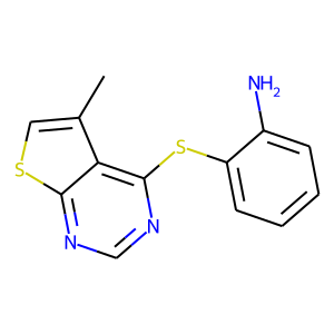 2-[(5-Methylthieno[2,3-d]pyrimidin-4-yl)thio]aniline