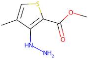 Methyl 3-hydrazino-4-methylthiophene-2-carboxylate