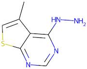 4-Hydrazino-5-methylthieno[2,3-d]pyrimidine