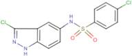 4-chloro-N-(3-chloro-1H-indazol-5-yl)benzenesulphonamide