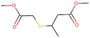 methyl 3-[(2-methoxy-2-oxoethyl)thio]butanoate