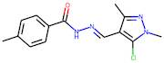 N'1-[(5-chloro-1,3-dimethyl-1H-pyrazol-4-yl)methylidene]-4-methylbenzene-1-carbohydrazide