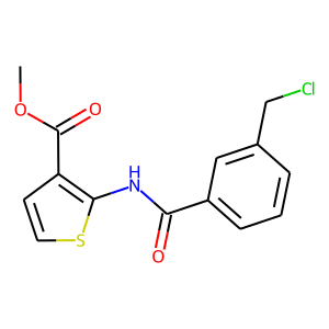 Methyl 2-{[3-(chloromethyl)benzoyl]amino}thiophene-3-carboxylate