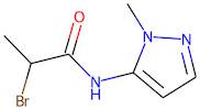 2-bromo-N-(1-methyl-1H-pyrazol-5-yl)propanamide