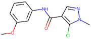 5-chloro-N-(3-methoxyphenyl)-1-methyl-1H-pyrazole-4-carboxamide