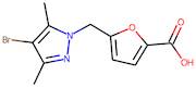 5-[(4-Bromo-3,5-dimethyl-1H-pyrazol-1-yl)methyl]-2-furoic acid