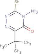 4-Amino-6-(tert-butyl)-3-mercapto-4,5-dihydro-1,2,4-triazin-5-one
