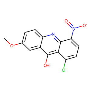 1-chloro-7-methoxy-4-nitro-9,10-dihydroacridin-9-one