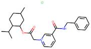 2-isopropyl-5-methylcyclohexyl 2-{3-[(benzylamino)carbonyl]pyridinium-1-yl}acetate chloride