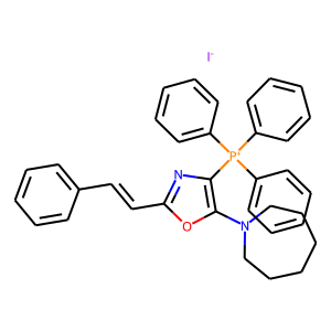 (2-Styryl-5-azepan-1-yl-1,3-oxazol-4-yl)(triphenyl)phosphonium iodide