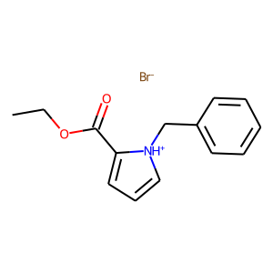 1-benzyl-2-(ethoxycarbonyl)-1H-pyrrolium bromide