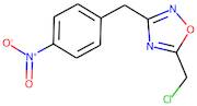 5-(Chloromethyl)-3-(4-nitrobenzyl)-1,2,4-oxadiazole