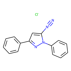 1-(1,3-diphenyl-1H-pyrazol-5-yl)diaz-1-yn-1-ium chloride