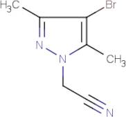 2-(4-bromo-3,5-dimethyl-1H-pyrazol-1-yl)acetonitrile