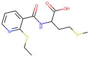 2-({[2-(Ethylthio)-3-pyridyl]carbonyl}amino)-4-(methylthio)butanoic acid