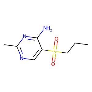 2-methyl-5-(propylsulphonyl)pyrimidin-4-amine