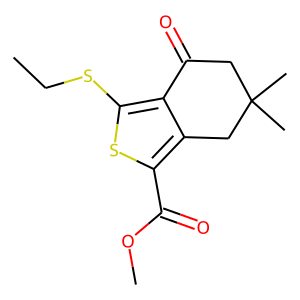 Methyl 3-(ethylthio)-6,6-dimethyl-4-oxo-4,5,6,7-tetrahydrobenzo[c]thiophene-1-carboxylate