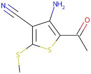 5-Acetyl-4-amino-2-(methylthio)thiophene-3-carbonitrile