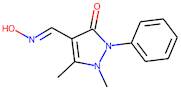 1,5-dimethyl-3-oxo-2-phenyl-2,3-dihydro-1H-pyrazole-4-carboxaldehyde oxime