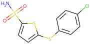 5-[(4-Chlorophenyl)thio]thiophene-2-sulphonamide