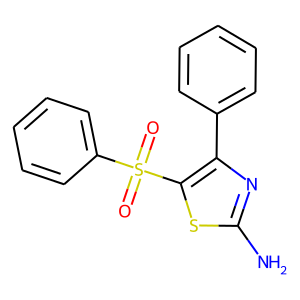 2-Amino-4-phenyl-5-(phenylsulphonyl)-1,3-thiazole