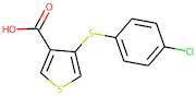 4-[(4-Chlorophenyl)sulphanyl]thiophene-3-carboxylic acid