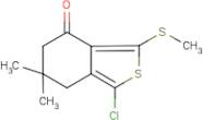 1-Chloro-6,6-dimethyl-3-(methylthio)-4,5,6,7-tetrahydrobenzo[c]thiophen-4-one